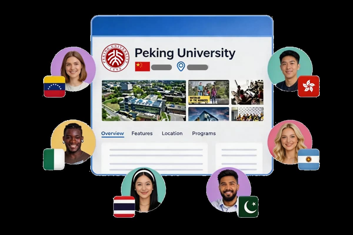 AI matching for Study in China applications based on student background and goals